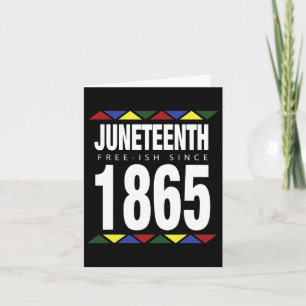 Juneteenth Frei-so etwa seit 1865 Unabhängigkeitst Karte