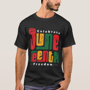 Juneteenth-Freiheitsprotest  Aktivist für Schwarze T-Shirt