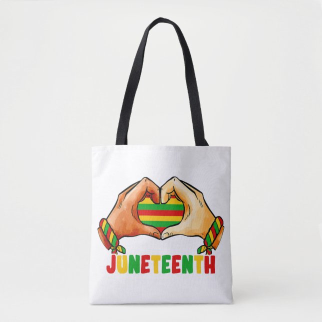 Juneteenth Heart Tasche (Vorderseite)