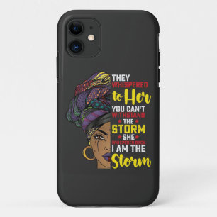 Juneteenth Ich Bin Der Sturm Melanin Schwarzes Mäd Case-Mate iPhone Hülle