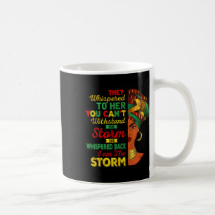 Juneteenth Ich bin der Sturm Schwarze Frauen Schwa Kaffeetasse