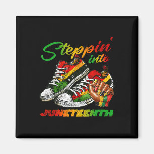 Juneteenth Ich bin der Sturm Schwarze Frauen Schwa Magnet