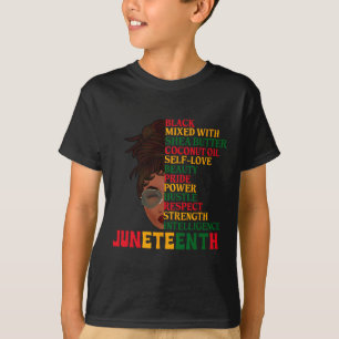 Juneteenth ist mein Unabhängigkeitstag Schwarze Fr T-Shirt