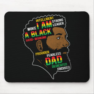 Juneteenth ist mein Unabhängigkeitstag Schwarzer V Mousepad