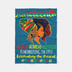 Juneteenth ist Unabhängigkeitstag glaube erreichen Fleecedecke