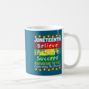Juneteenth ist Unabhängigkeitstag schwarzer Stolz  Kaffeetasse