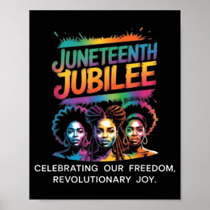 Juneteenth-Jubiläums-Freiheitstag Afroamerikanisch Poster