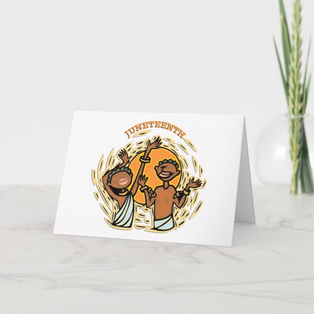 Juneteenth Karte (Vorderseite)