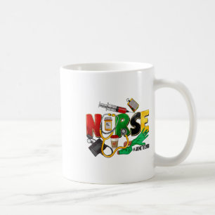 Juneteenth Nurse Black Women Black History Monat N Kaffeetasse