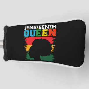 Juneteenth Queen Black Afro Melanin Girl Golf Headcover