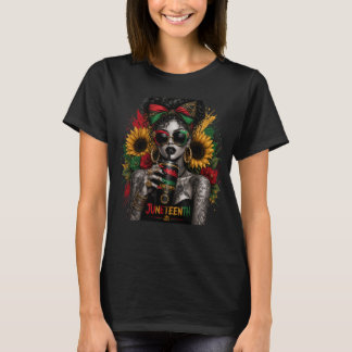 Juneteenth Schwarze Frauen Afroamerikanische Gesch T-Shirt