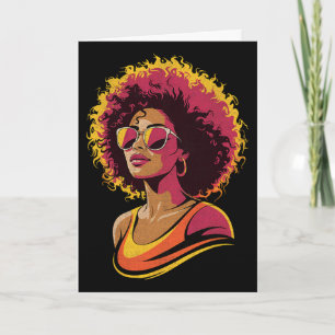 Juneteenth Schwarze Frauen Melanin Königin Afroame Karte