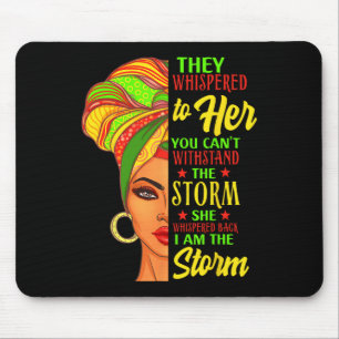 Juneteenth Schwarze Geschichte Afrikanische Frau A Mousepad