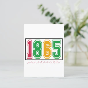 Juneteenth - Schwarze Geschichte Postkarte