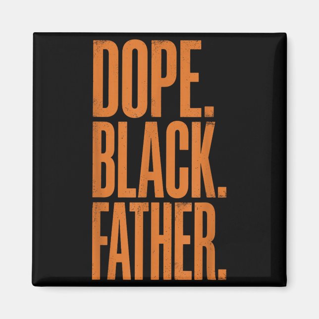 Juneteenth schwarzer Vater Vätertag  Magnet (Vorne)