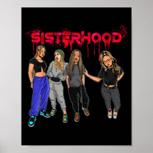 Juneteenth-Schwesternschaft Sista-Hood-Freunde Poster