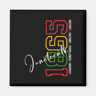 Juneteenth-Shirts Frauen Männer Afroamerikanisch J Magnet