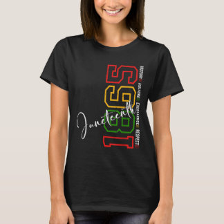 Juneteenth-Shirts Frauen Männer Afroamerikanisch J T-Shirt