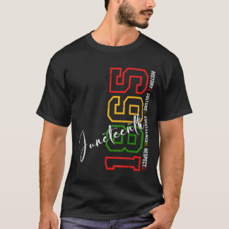 Juneteenth-Shirts Frauen Männer Afroamerikanisch J T-Shirt