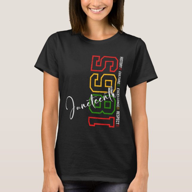 Juneteenth Shirts Women Men African American Junet (Vorderseite)