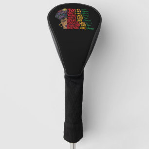 Juneteenth-Traum führt Kampf wie schwarze Freiheit Golf Headcover