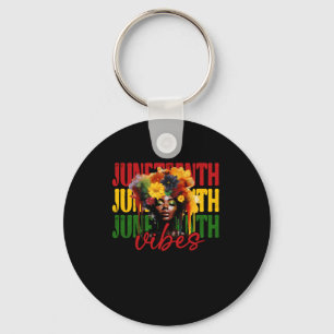 Juneteenth Vibes Black History Freedom Schlüsselanhänger