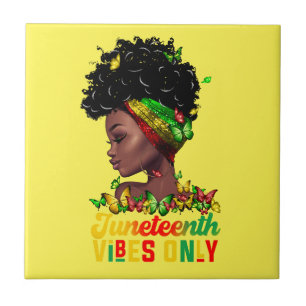 Juneteenth Vibes Keramik Tile Fliese