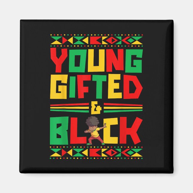 Juneteenth Young Black Boy American History Magnet (Vorne)