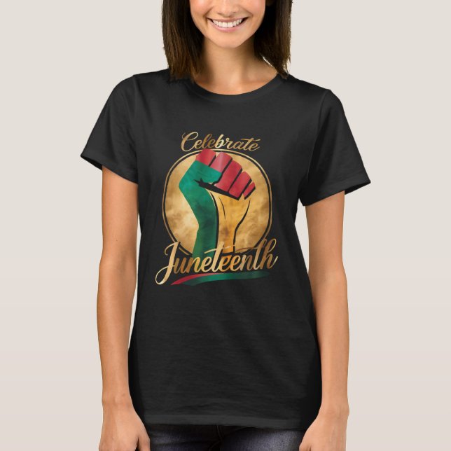Juneteentt t t Shirt, Freedom Day , africausa Shir T-Shirt (Vorderseite)