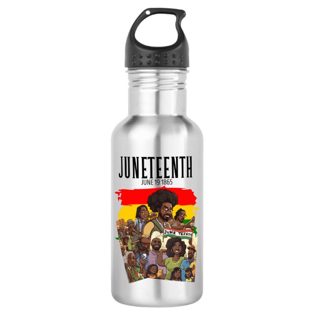 Junetezehnt Edelstahlflasche (Vorderseite)
