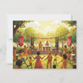 Junetezehnt Postkarte