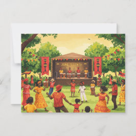 Junetezehnt Postkarte