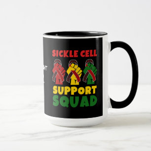 Junetezehnte SICKLE CELL SUPPORT SQUAD Custom Tasse