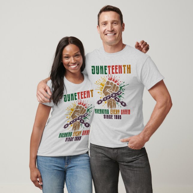 Junetheenth - Schwarze Geschichte T-Shirt (Unisex)