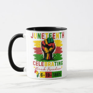 Junetzehnte feiert schwarze Freiheit und schwarze Tasse