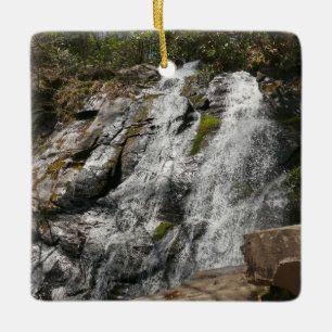 Juney Whank Falls in den Smoky Mountains Keramikornament