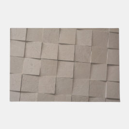 Jung-beige Kachelmuster aus Sand Fußmatte