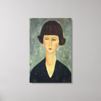 Jung Brünett, 1917 (Öl auf Leinwand)