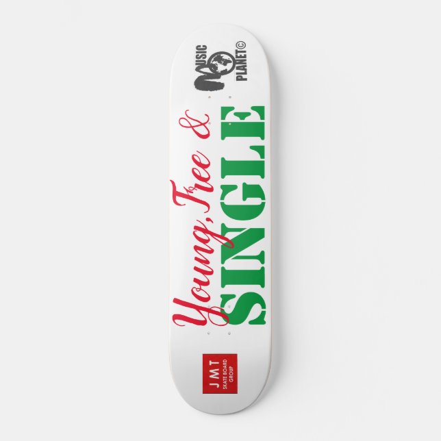 JUNG FREE SINGLE SKATEBOARD (Vorderseite)