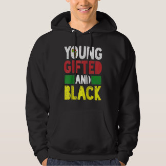 Jung, schwarz und stolz Schwarze Geschichte Monat Hoodie