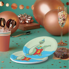 Junge, 5. Geburtstag Dinosaurier Pappteller