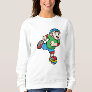 Junge als Skater mit Skaten & Helmet Sweatshirt