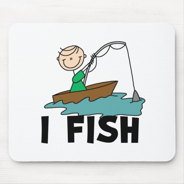 Junge angelt mousepad (Vorne)