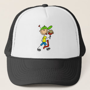 Junge auf dem Karneval Truckerkappe
