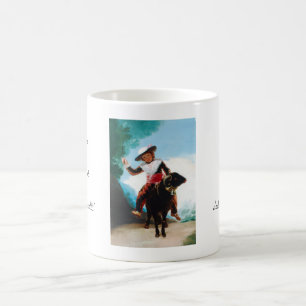 Junge auf einem RAM Francisco José de Goya Kaffeetasse