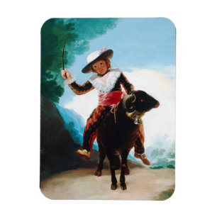 Junge auf einem Widder Francisco José de Goya Magnet
