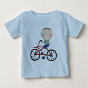 Junge auf Fahrrad Tshirts und Geschenke