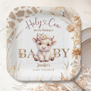 Junge Babydusche Boho Geschlecht neutral Pappteller