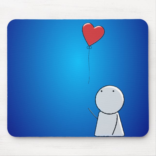 Junge & Ballon-Mauspad Mousepad (Vorne)