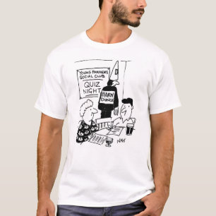 Junge Bauern Quiz Nacht T-Shirt